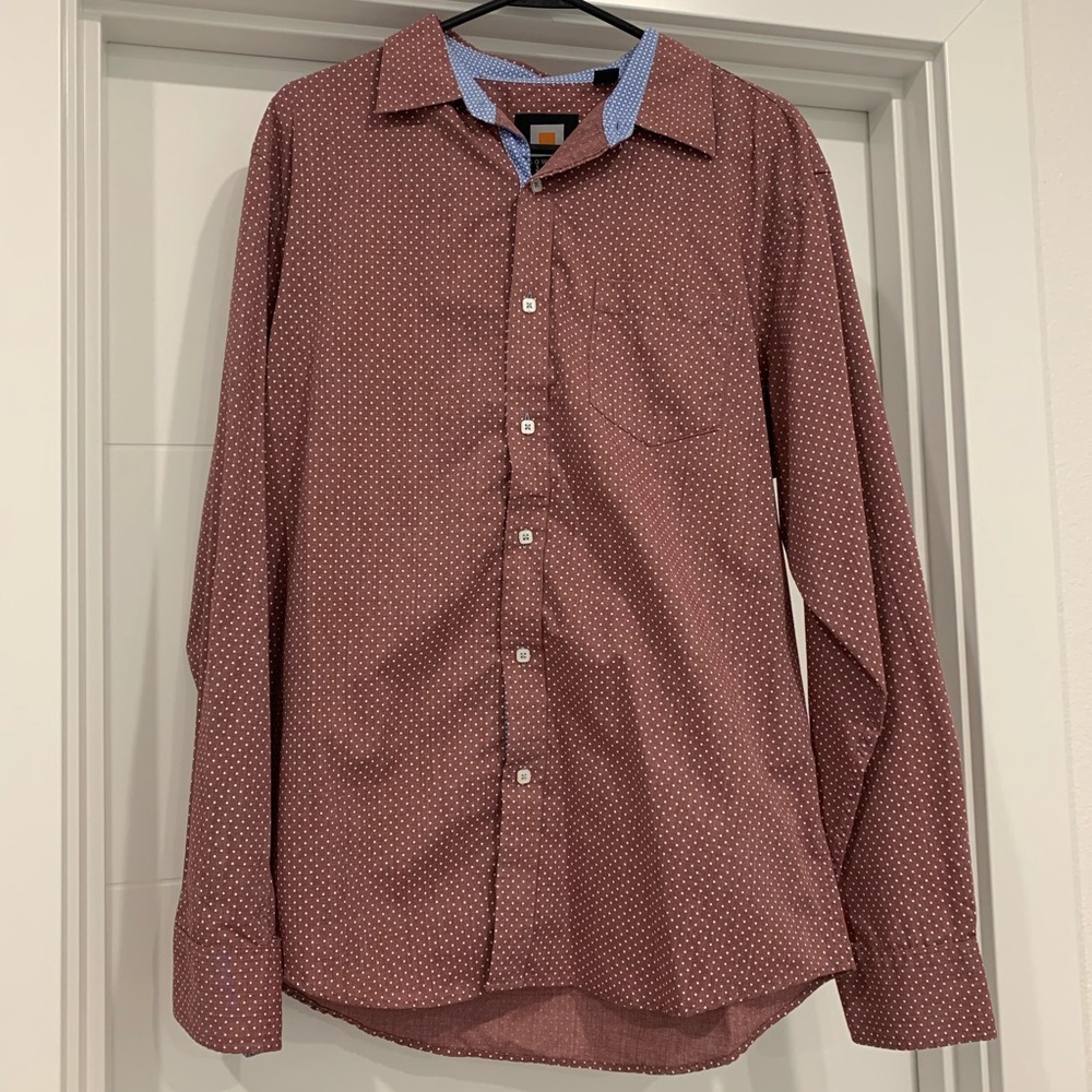 🌿Men’s SQ Wear dress shirt size L